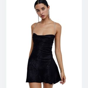 NWT For Love & Lemons Gabrielle Lace Up Dress